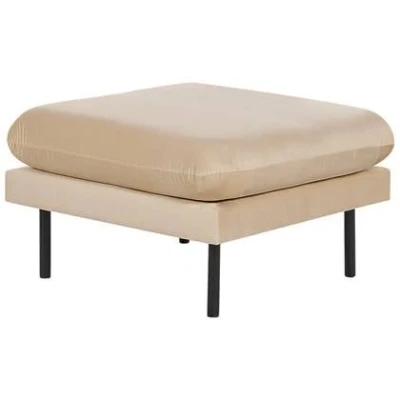Afbeelding van VINTERBRO Ottomaan Beige Fluweel