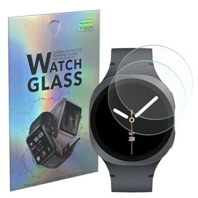 Image de Verre Trempé pour Samsung Galaxy Watch 5 4 40mm [Lot de 2] Film Protection Ecran Montre Anti Rayure Phonillico®