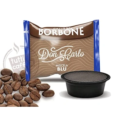 Afbeelding van 300 capsules compatibel met Lavazza a Modo Mio CaffèBorbone Don Carlo, blauwe mix