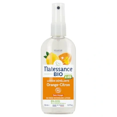 Afbeelding van Natessance Kids Organic No Rinse Detangler Orange Lime 150 ml