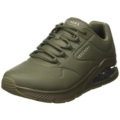 Afbeelding van Skechers Uno 2 Heren Sneakers Olive Maat 41
