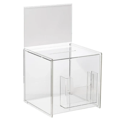 Image de Sigel urne multifonctions transparente avec présentoir A5