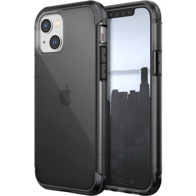 Afbeelding van Raptic X Doria Air Case voor iPhone 14 Plus, gepantserde cover, grijs