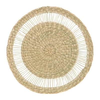 Afbeelding van Ronde placemat zeegras naturel 38 cm Onderleggers