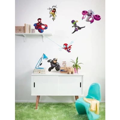 Afbeelding van Komar muursticker Spidey and His Amazing Friends Chasing 50 x 70 cm Marvel kinderkamer