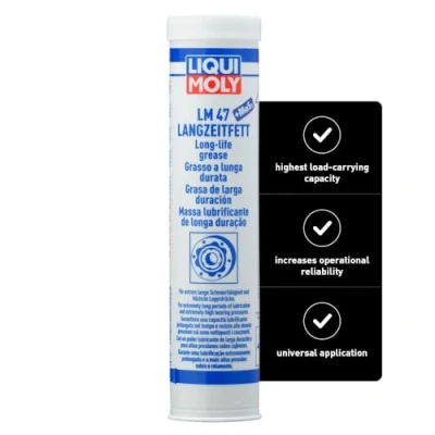 Image de LIQUI MOLY LM 47 Graisse à longue durée + MoS2, 400 g, au lithium, SKU: 3520