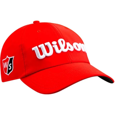 Afbeelding van Wilson Pro Tour Pet Rood Wit