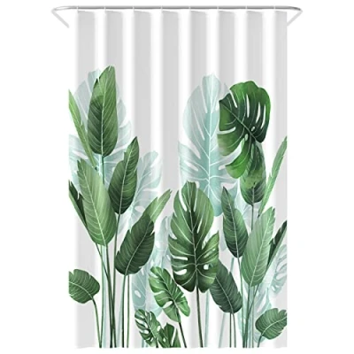 Afbeelding van Loti Living Douchegordijn Anti Schimmel Strelitzia Inclusief ringen Waterdicht Polyester 120x200 cm