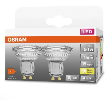 Afbeelding van Osram Led st par16 50 36 4,3w/827 gu10 box2 4058075260252