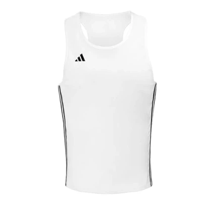 Afbeelding van adidas Basic Punch Boksvest voor heren, wit, maat L heren (1 stuk)