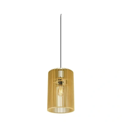 Afbeelding van SLV WUD 1008047 Hanglamp E27 60 W Natuur