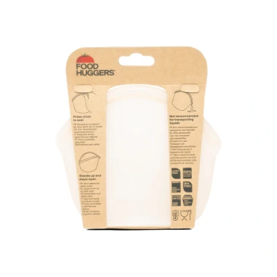 Afbeelding van Food Huggers Herbruikbare Bewaarzak 400ml Champagne Frost