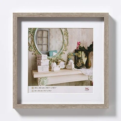 Afbeelding van Walther Design Stockholm 3D houten lijst, 40 x cm, grijs