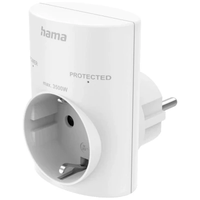 Afbeelding van Hama 00223321 Overspanningsbeveiliging tussenstekker Wit
