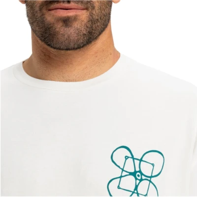 Afbeelding van Quiksilver Outside Inside Tshirt print, Maat: Large, Wbk