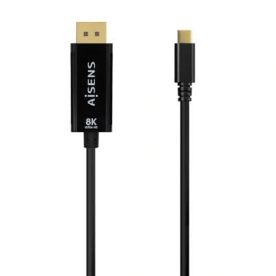 Afbeelding van Adapter USB C naar DisplayPort Aisens A109 0689 Zwart 1,8 m
