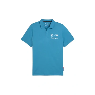 Afbeelding van Puma BMW MMS ESS Poloshirt, Heren, Maat: Medium, Tropical blue
