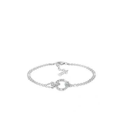 Afbeelding van Elli Kreise Kristalle Armband, Dames, Maat: 16, Weiß