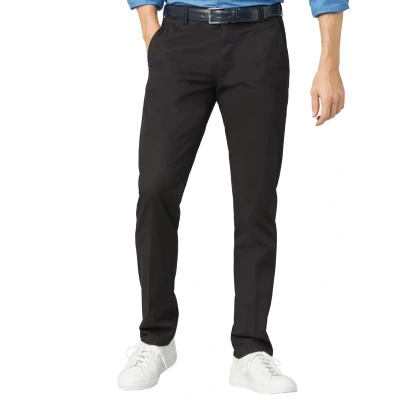 Afbeelding van Meyer Chino Bonn Zwart maat 28 Heren met Modern fit Pasvorm Stretch Suitable Herenkleding