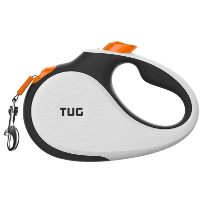 Afbeelding van Tug 360 Rollijn Hondenriem 3 m Wit Oranje Tot &lt; 12 Kg Xs