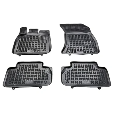 Afbeelding van M MOTOS Rubberen automatten voor Audi Q5 II sinds 2017 Verbeter uw reiscomfort met de antislip vloermat alle weersomstandigheden, bescherming tegen