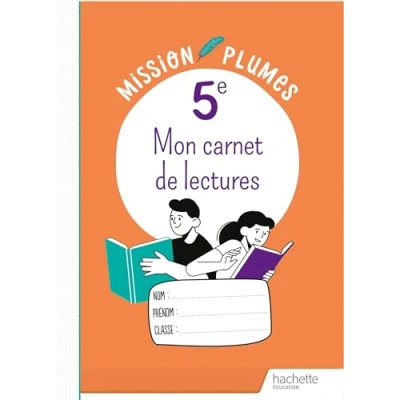 Afbeelding van MISSION PLUMES MON CARNET DE LECTURES 5E CAHIER ELEVE