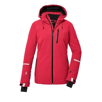 Afbeelding van Killtec Ksw 81 Wmn Ski Jckt jack voor dames, functionele jas met afneembare capuchon ritssluiting en sneeuwvanger