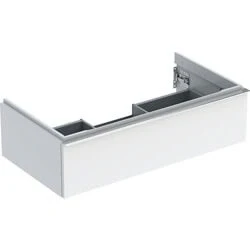 Afbeelding van Geberit iCon wastafelonderbouwkast met 1 schuiflade, wit glans /