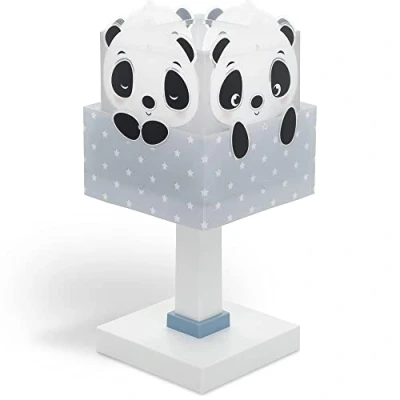 Afbeelding van Dalber panda Kinderkamer tafellamp Blauw