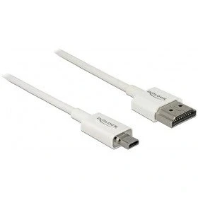 Afbeelding van Dunne Premium Micro HDMI kabel versie 2.0 (4K 60Hz) / wit 1 meter