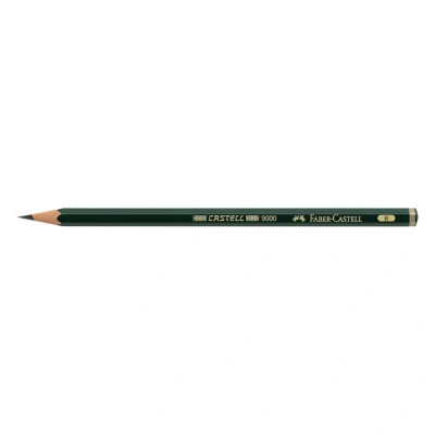 Image de Faber Castell Lot de 12 Crayon 9000, hexagonale, dureté mine: B