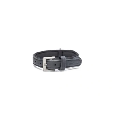 Afbeelding van Beeztees Balacron Ax Honden Halsband Kunstleer Zwart Nekomvang van tot x breedte: 31 39 cm 20 mm