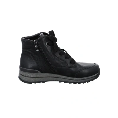 Afbeelding van ara Osaka Veterboots, Dames, Maat: 40, Schwarz Leer
