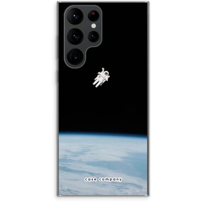 Afbeelding van Case Company® hoesje geschikt voor Samsung Galaxy S22 Ultra Alone in Space Soft Cover Telefoonhoesje Bescherming aan alle Kanten en Schermrand