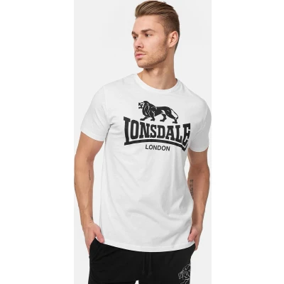 Afbeelding van Lonsdale Normale Passform LOGO Tshirt print, Heren, Maat: 3XL, White