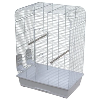 Afbeelding van Duvo+ Vogelkooi Nina Wit 54 x 34 75 cm