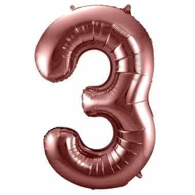Image de Feuille de ballon Figure 3 Bronze 86cm