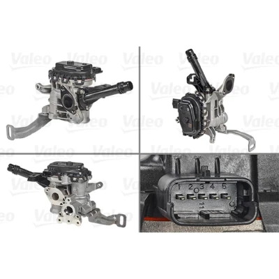 Afbeelding van VALEO 700455 EGR klep Electrisch Zonder AGR koeler, Met pakkingen onderdruk Bypass, klem PEUGEOT: 308 SW 2, Partner II Tepee, 5008