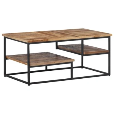 Afbeelding van Salontafel 90X50X39 Cm Massief Gerecycled Teakhout