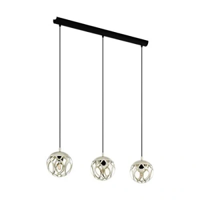 Afbeelding van EGLO Mirtazza Hanglamp E27 88 cm Zwart