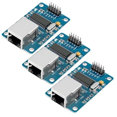 Afbeelding van AZDelivery 3 x ENC28J60 Ethernet Shield LAN Netwerkmodule compatibel met Arduino Inclusief E Book!