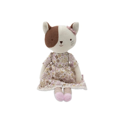 Afbeelding van Jollein Knuffel Cat Jill Knuffelpop Kat