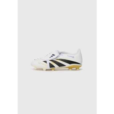 Afbeelding van adidas Performance Predator League Unisex Voetbalschoenen met Kunststof noppen white/core black/goldcoloured voor kinderen, Maat: 28