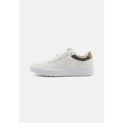 Afbeelding van Tommy Hilfiger Basket CORE LITE Sneakers laag, Heren, Maat: 46, Ecru Leer en textiel