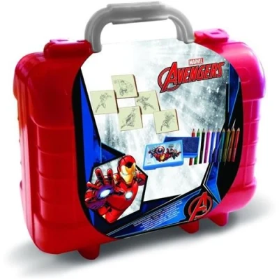 Image de Travel Set Multiprint 42153 5 Tampons Ironman, 10 Crayons