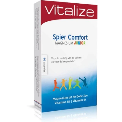 Afbeelding van Vitalize Spier Comfort Magnesium Junior 40Capsules Capsules