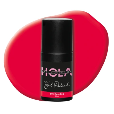 Afbeelding van Gelpolish #113 Rose Red 10ml rood Gelnagellak Hola