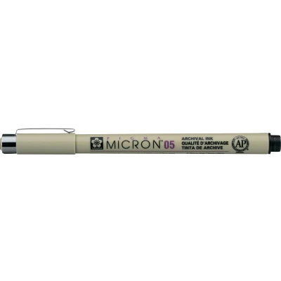 Afbeelding van Fineliner Sakura pigma micron zwart 0.45mm