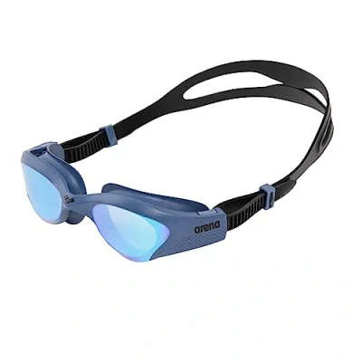 Afbeelding van Arena THE One Mirror Zwembril, Maat: Size, blue grey black