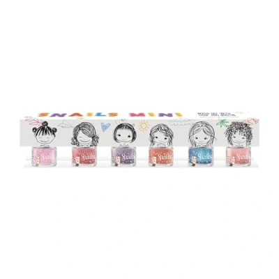 Afbeelding van Kinderen Meisjes Nagellak Snails veilig afwasbaar Mini pack van 6 Beautyset Make up